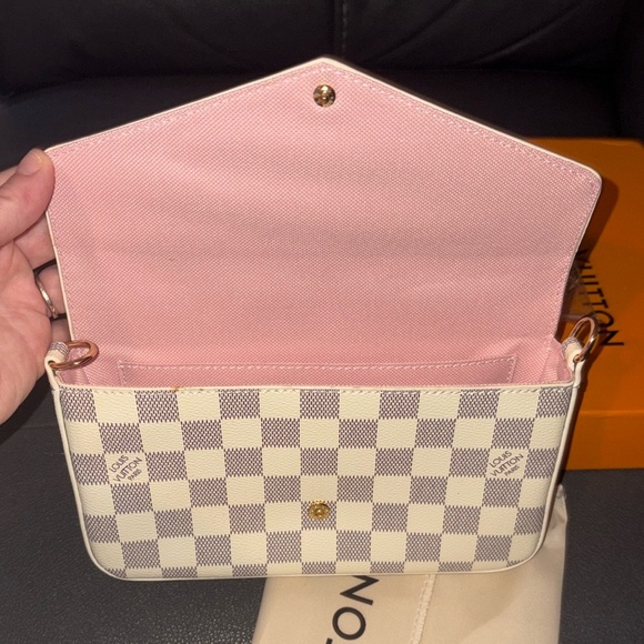 🆕 LV Felicie Pochette Damier Azur Pouch - Picture 6 of 9